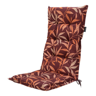 FERGUS Wasserabweisende Hochlehnerauflage - ca. 123x50cm - Terra