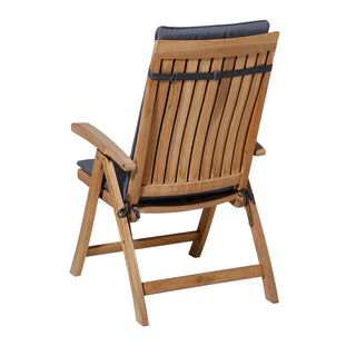 MANCHESTER Waterafstotende Universele Hoge Rug Kussen - ca. 120x50cm - Denim grijs