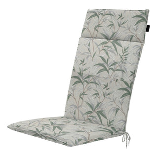 OUTDOOR+ Wasserabweisende Universal-Hochlehnerauflage - ca. 120x50cm - Palma natural