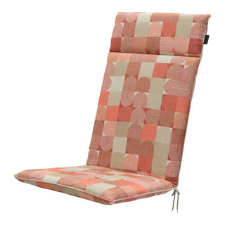 OUTDOOR+ Wasserabweisende Universal-Hochlehnerauflage - ca. 120x50cm - WR Jacky Terra