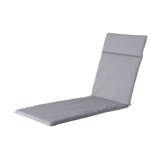 MANCHESTER wasserabweisende Gartenliege Auflage ca. 190x60cm - Light Gray