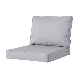 MANCHESTER wasserabweisende Lounge Kissen-Set - Light Grey