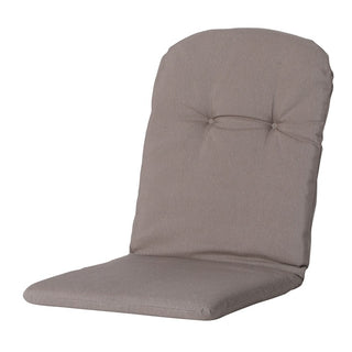 PANAMA Niedriglehner-Auflage mit halbrundem Rückenkissen - ca. 96x45cm - Taupe
