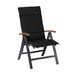 RIB De luxe Hochlehnerauflage - ca. 125x50cm - Black