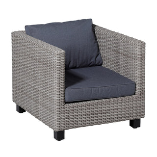 MANCHESTER wasserabweisende Lounge Kissen-Set - Denim Grey